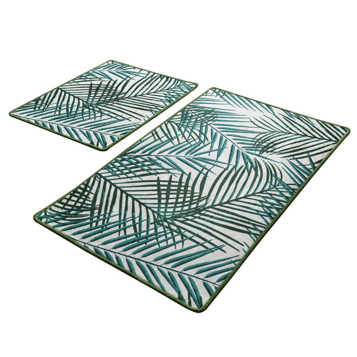 Mijölnir Juego de alfombras de baño Botany Multicolor